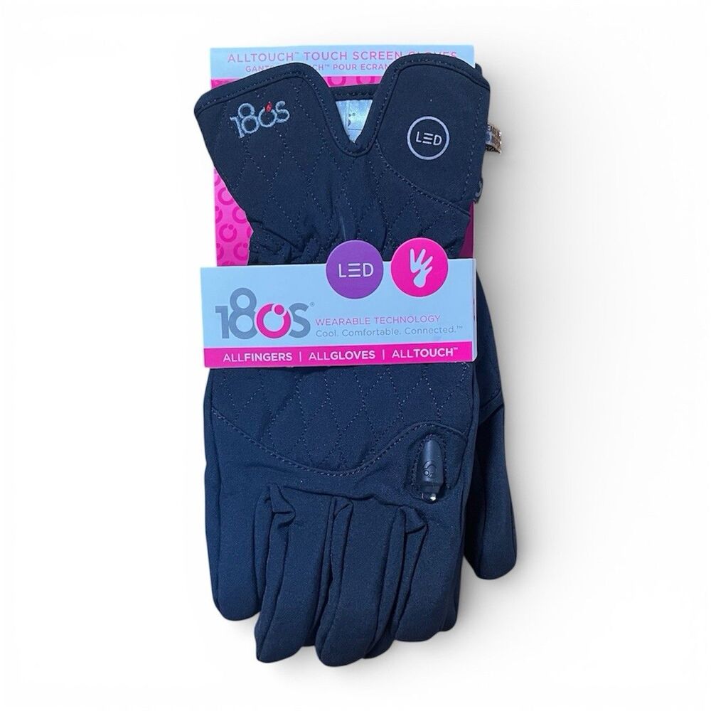 WOMENS 180s KEYSTONE WINTER GLOVES WITH LED LIGHT, SIZE L, NEW W/PACKAGE